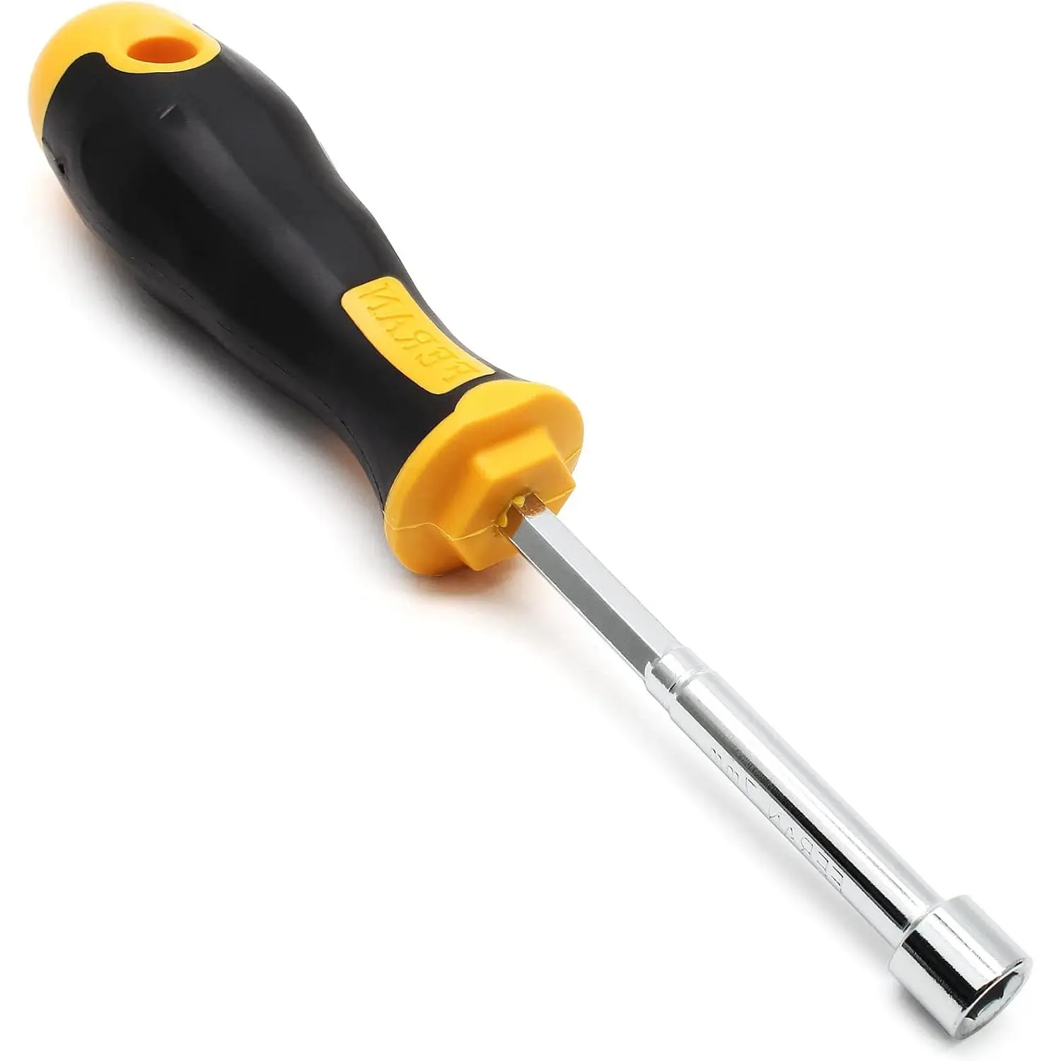 7mm Hex Nut Driver Socket Wrench - Steel Rubber Anti-Slip Cushion Grip Hex Driver - 0.275in/0.7cm Tool for Hand-Making, Repair