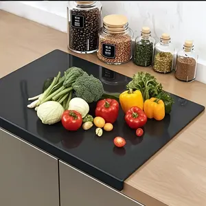 Non-Slip Acrylic Cutting Board, Transparent Kitchen Counter Protector, Fruit Chopping Board, Kitchen Utensil, Holiday Gift