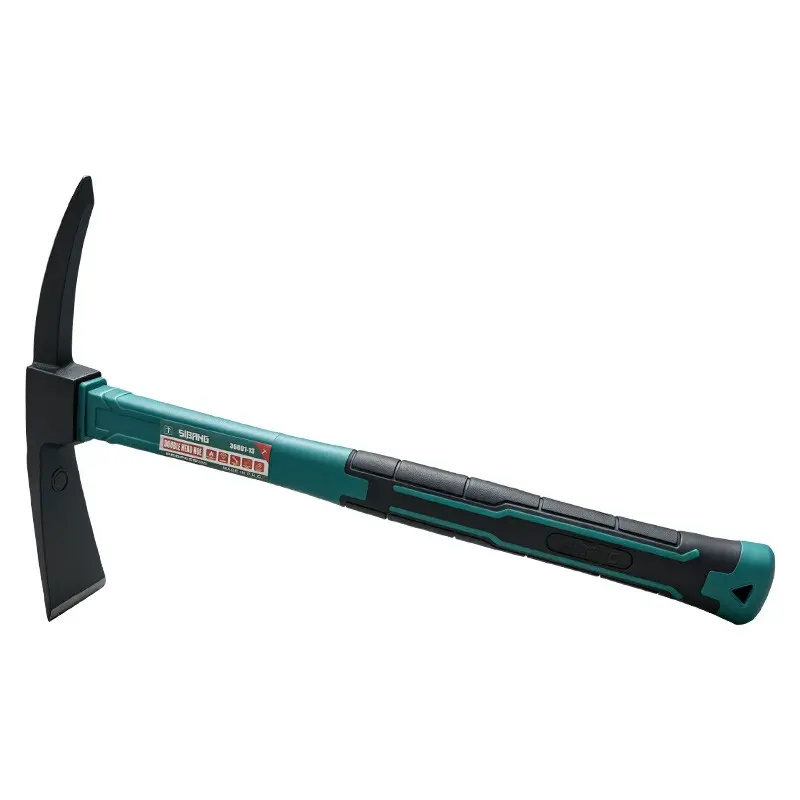 Dual-Use Hoe and Pickaxe, High-Quality Steel, Thickened, Ideal for Weeding and Digging, Multiple Fiber Handles, Home Durable Gardening Tool