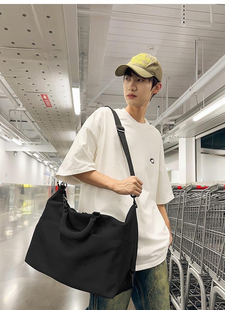 Dry and wet separation storage crossbody bag 2026 new Hong Kong style large-capacity shoulder bag versatile sports outdoor fitness bag