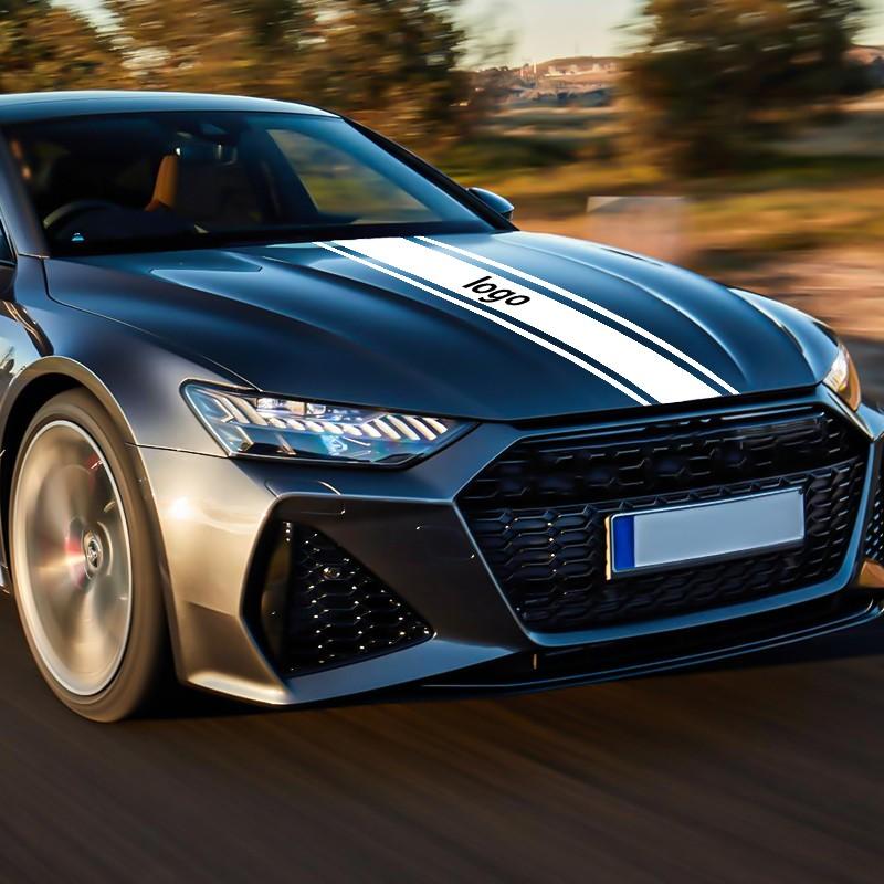 Car Hood Sticker for Sports Look, Custom Waterproof Protection Film for Off-Road Modifications, Unique Cosmetic Accessories for Vehicles