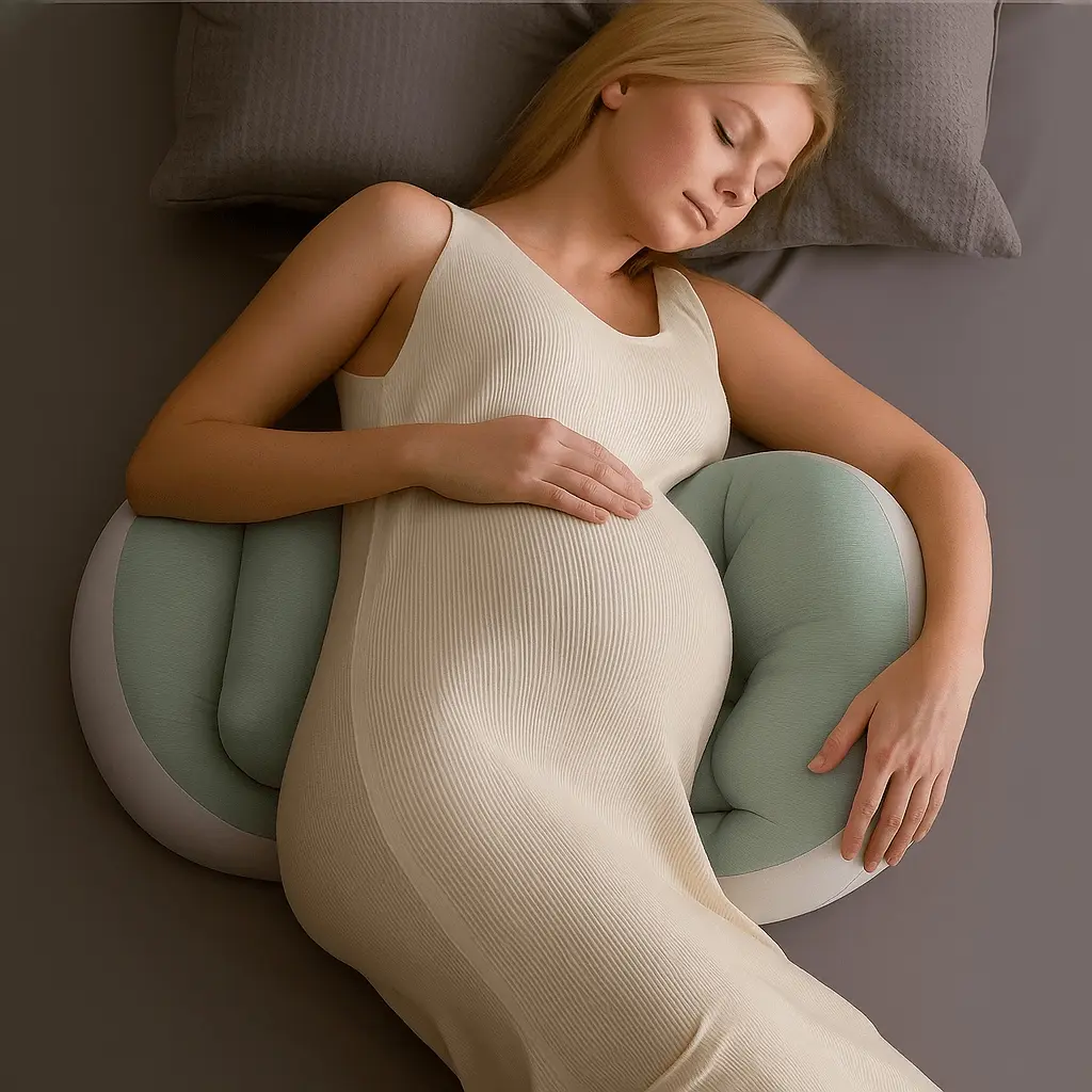 Baoma recommends U-shaped pregnant women's maternity pillows, abdominal support, side sleeping pads, breathable postpartum care gifts, which provide you with more peace of mind and comfortable sleep