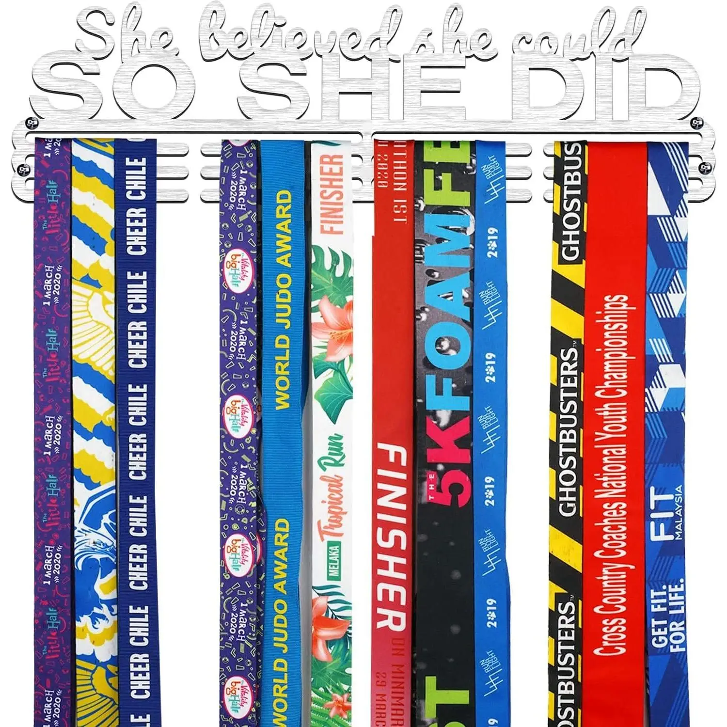 Medal Hanger Display Upgrade-Medal Holder Wall Mount Easy to Install Race Runner for Your Medals