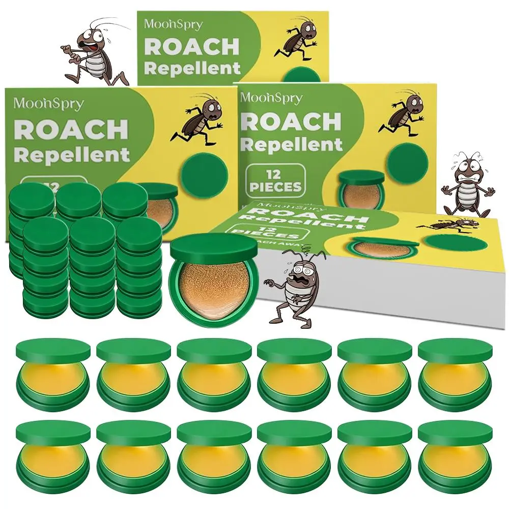 Powerful Cockroach Gel Bait & Indoor Roach Killer for Home, Effective Roach Repellent Trap Infestation Solution, Easy-to-Use Cockroach Deterrent for Kitchen, Home, RV, Corner, Pet Safe