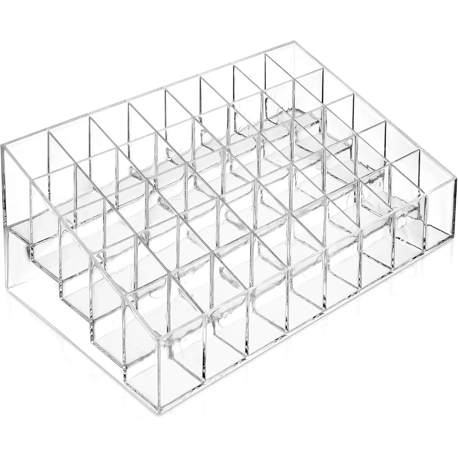 40 Slot  Lipstick & Makeup Organizer -  Display Case - Clear