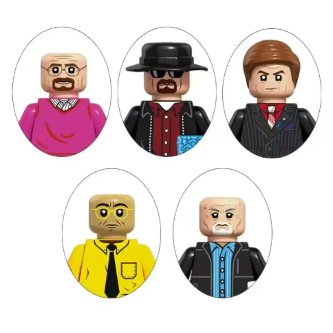 2026 hot item Breaking Bad Season Heisenberg Walter White Gus Fring Saul Goodman Building Blocks Mini Action Figures Bricks Model Toys
