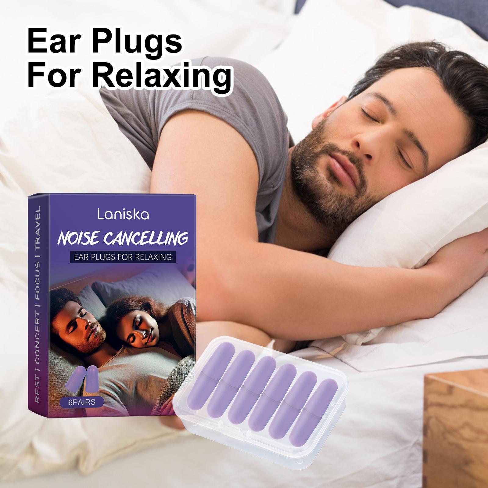 Laniska Sleep Care Earplugs help improve sleep quality, are portable for daily use, and provide relief for sleep care