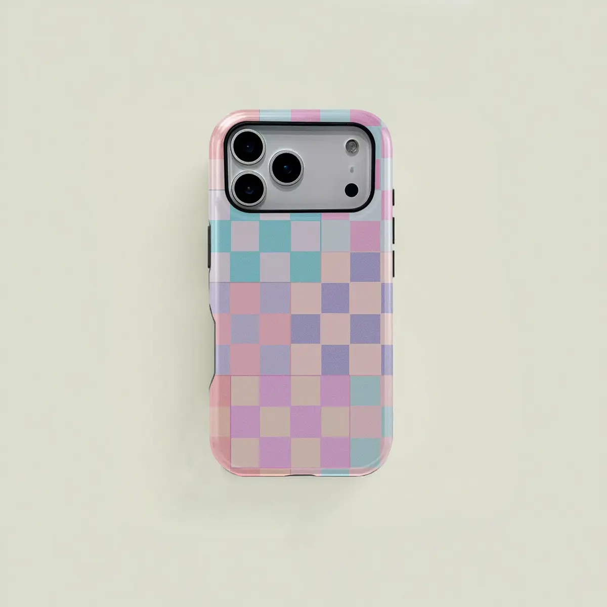 Phone Case: Multi-colored Patchwork Pattern Protective Case, Sturdy and Durable 2-in-1 Protective Case, Compatible with iPhone 17/16/15/14/13/12/11 Pro Max/Plus/Pro, Samsung Galaxy S25/S24/S23 Ultra Series, Simple and Stylish Phone Case.