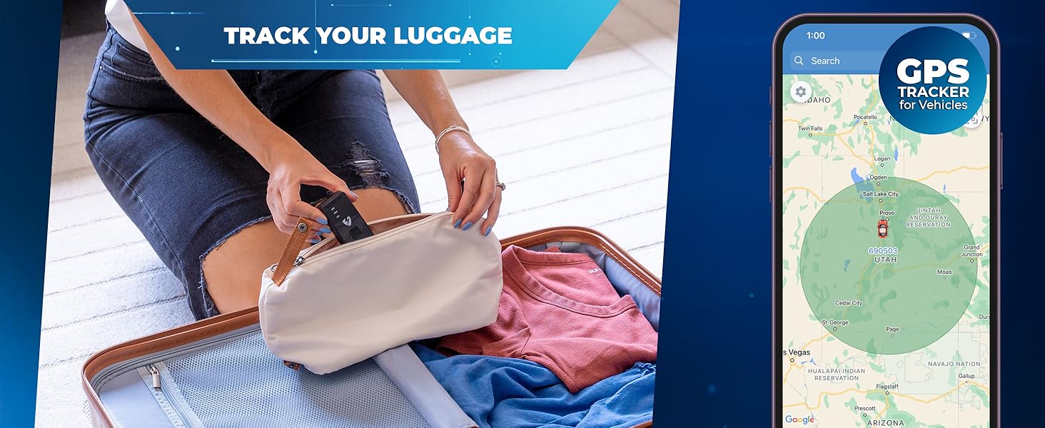 Lightning GPS GL300 Car Tracker Device for Vehicles w/Magnetic Case  Hidden GPS Tracker for Fleet Security, Long Range Vehicle Tracking, Discreet, Ideal for Cars and Trailers, Subscription Required