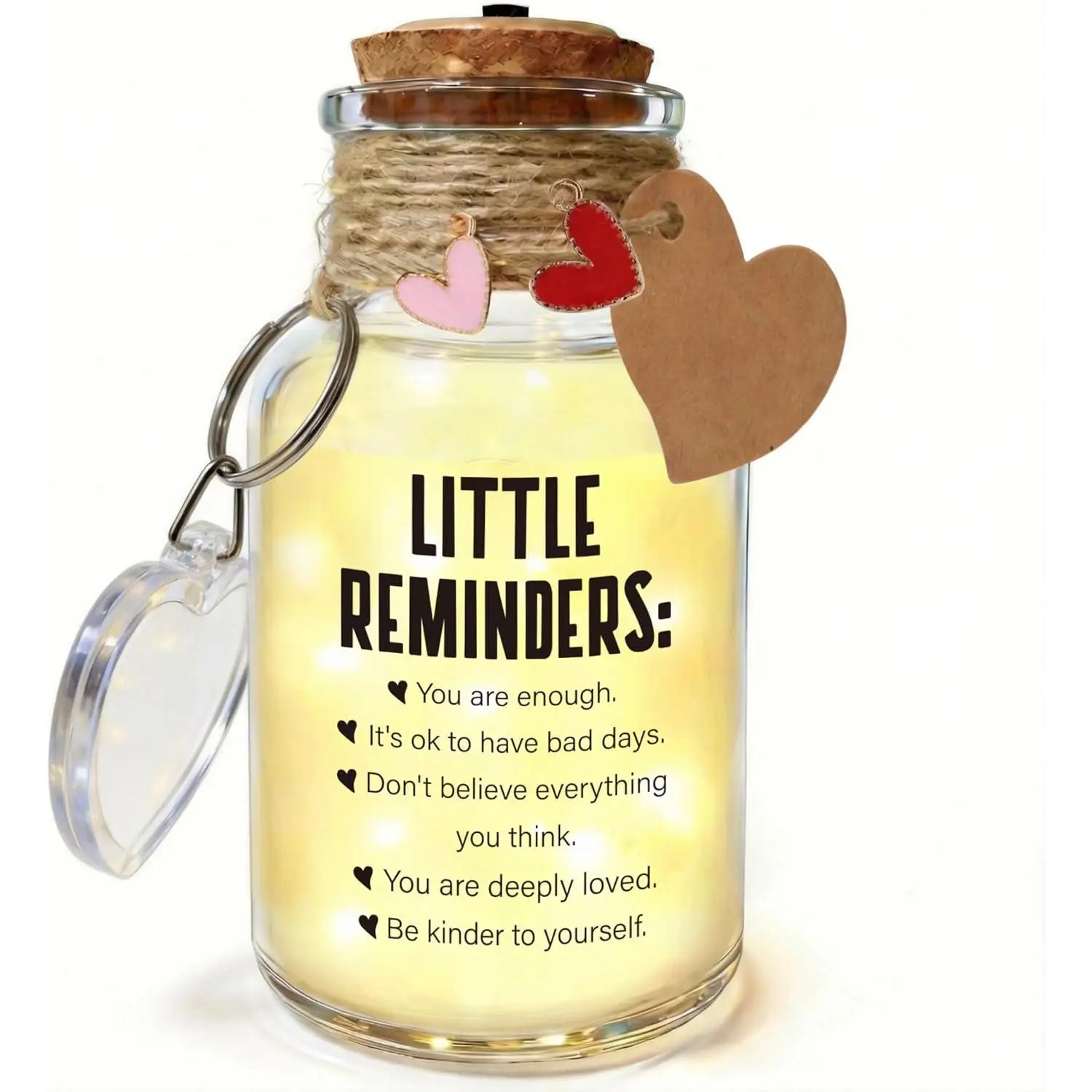 Little Reminders You Are  - Light Up Memory Jar Encouragement Mental