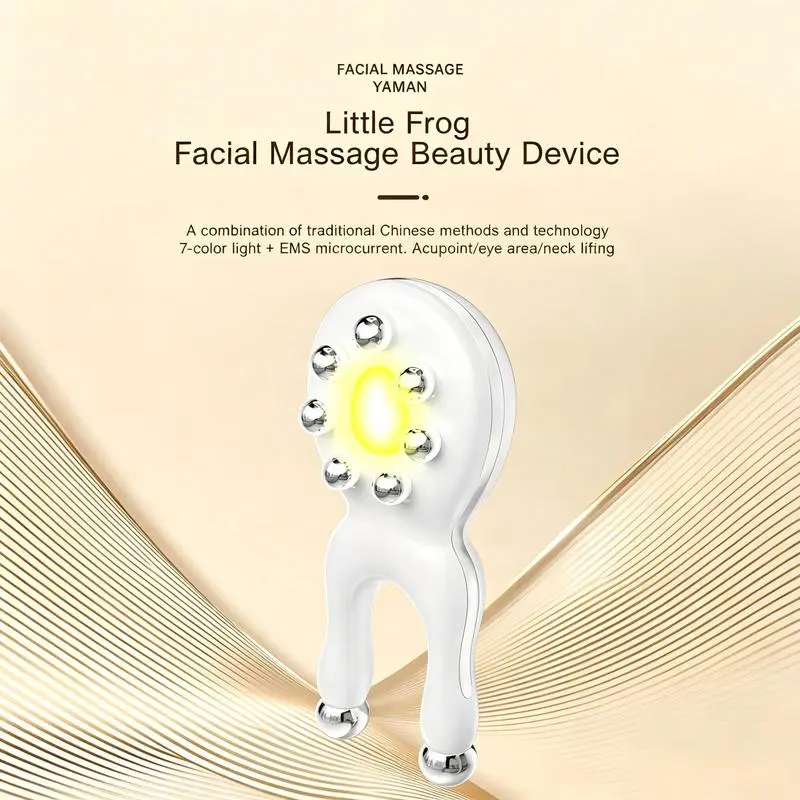 Facial Massager, cat-shaped design perfectly conforms to facial contours for easy operation. Usable on the entire body, it firms skin, relieves muscle tension, and makes an ideal holiday gift.