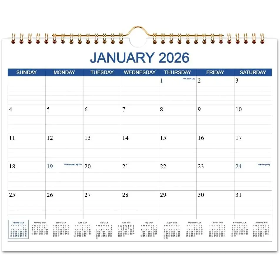 Calendar 2026-2027 - Wall Calendar Runs from Apr 2026 to Jun 2027-15 Monthly Calendar with Thick Paper for Planning and Organizing for  or Office, Calender Planner, 8.5 x 11 In 2026 27 Calendars