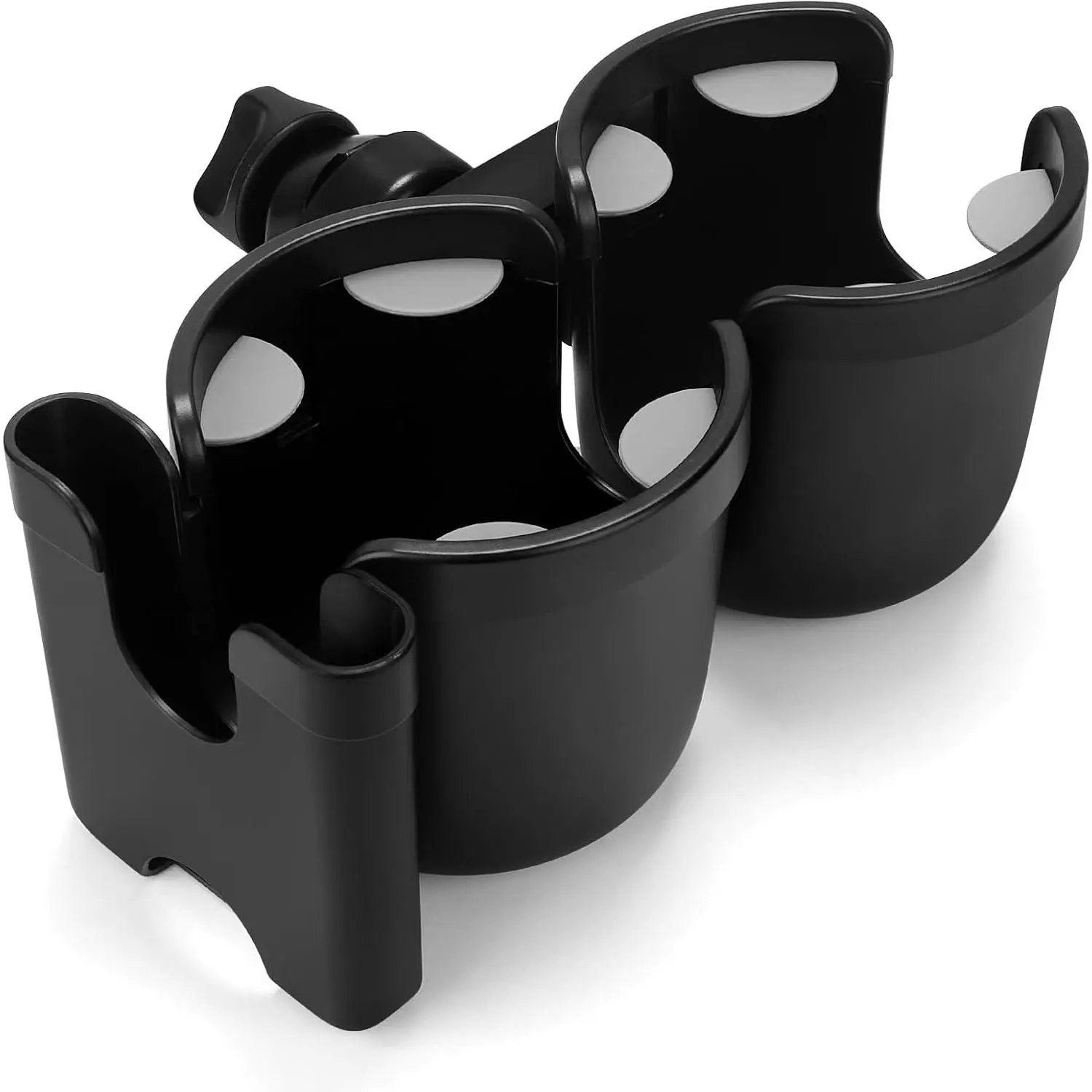 Stroller Cup Holder with Phone Holder, Bike Cup Holder, Universal Cup Holder for Uppababy Nuna Doona Strollers, 2-in-1 Cup Holder for Walker, Wheelchair, Scooter