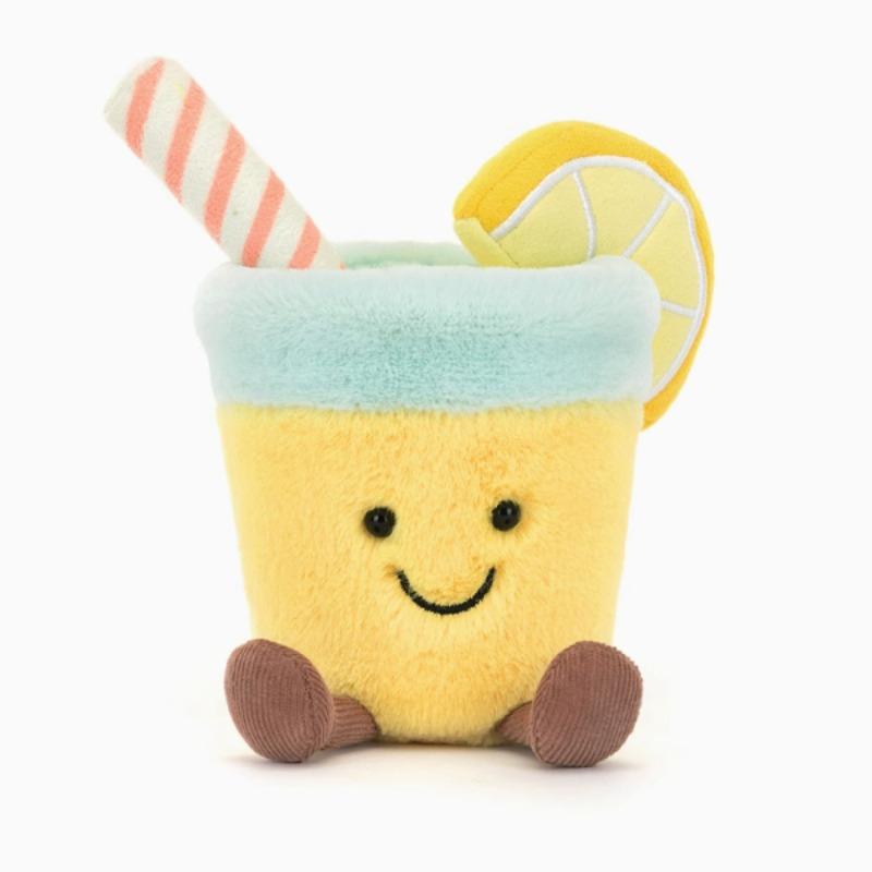 Cute Coconut/ Lemon Juice Soft Adorable Stuffed Plush Toy, 1 Count Lemonade/ Coconut Juice Plush Doll, Birthday Gift, Home Decoration