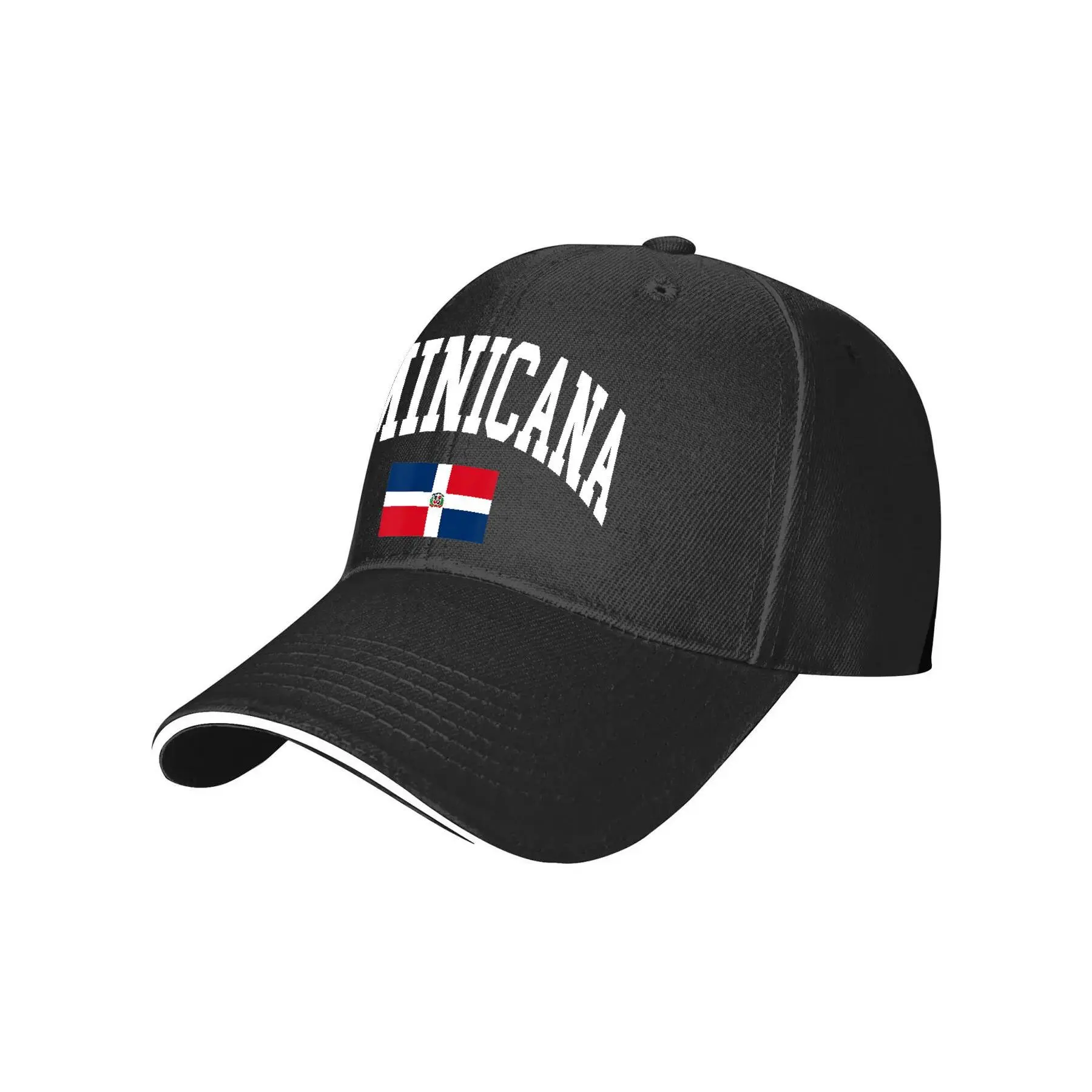 Dominican Republic Dominicana Flag Graphic Baseball Cap - Adjustable Strap, Breathable, Daily, Durable, Fitted Casual Hat, Outdoor, Basic