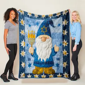 Soft Warm Blanket, Digital Print Flannel Throw, Cozy Office Cover, Gift Square Blanket, Suitable for Adults Home Picnic Travel