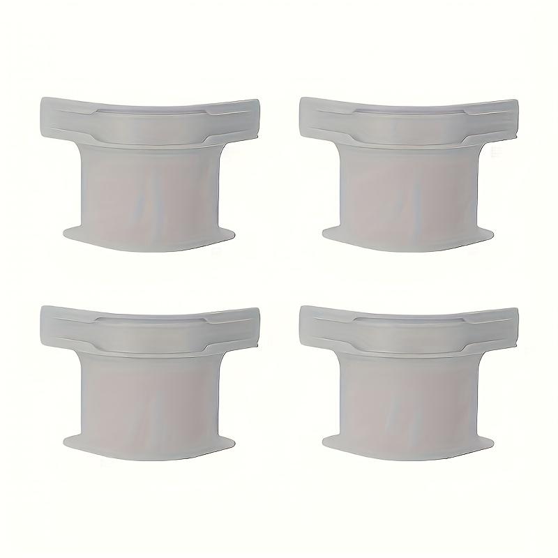 Set of 4 Invisible Bed Sheet Clips, Bed Sheet Grippers, Seamless Durable Polypropylene Buckles, Enhanced Anti-Slip Design for All Size Headboards and Side Walls, Durable Bedding Accessories