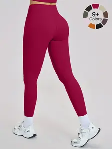 High Waist Butt Lifting Quick Dry Yoga Pants for Women, Slim Fit Tight Fitness Gym Wear, Outerwear Running Sports Base Layer, Gym Tights Clothes