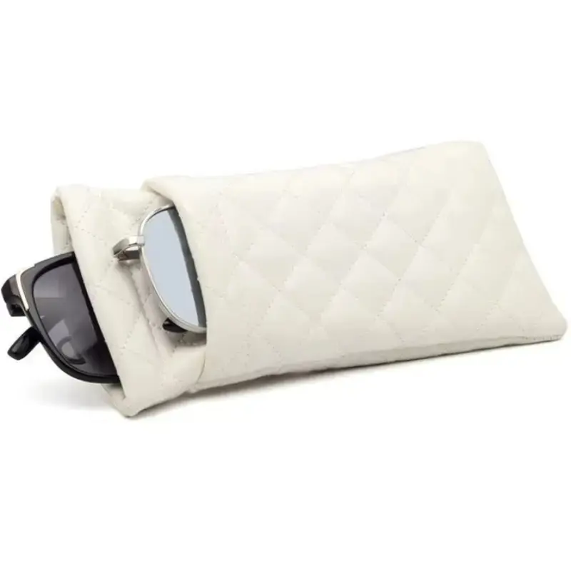 Unisex Soft Eyeglass Case, Portable PU Leather Glasses Box, Durable Protective Cover for Men & Women, Travel-Friendly Design, Glasses Storage