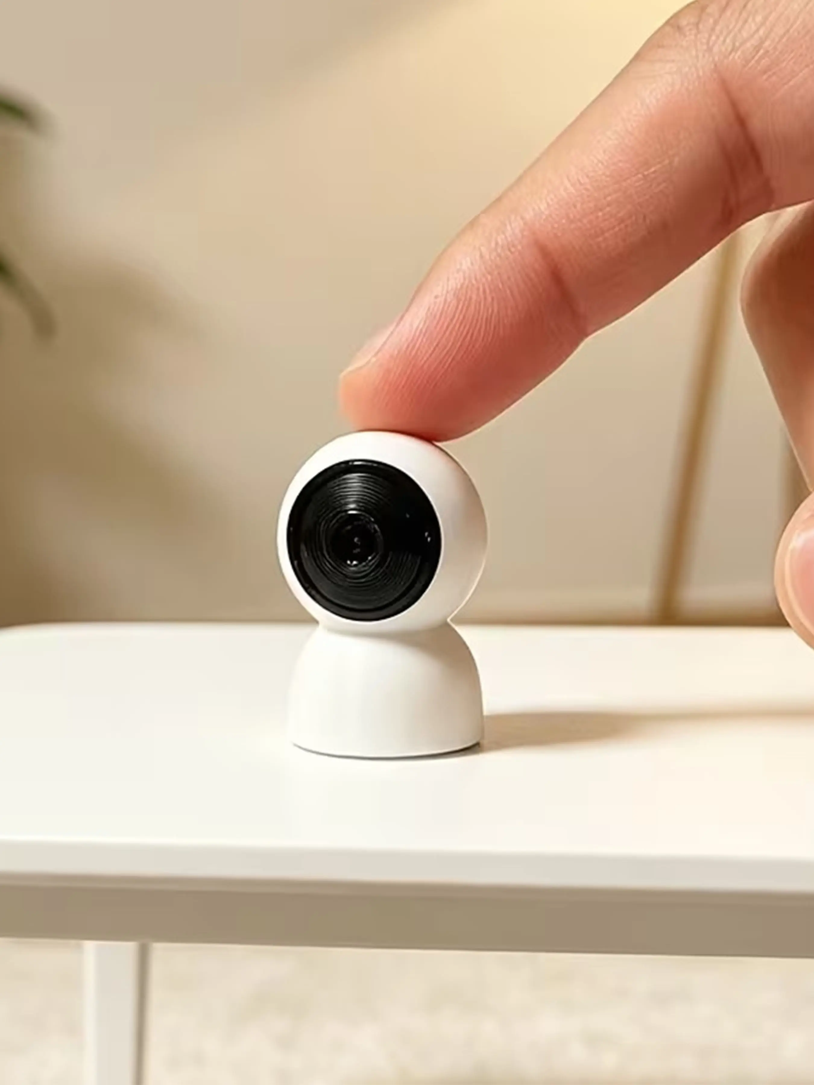1pc Miniature Camera Models, Model House Surveillance Decor, Dollhouse Scene Mini Replica Cameras, Realistic Monitoring Accessories