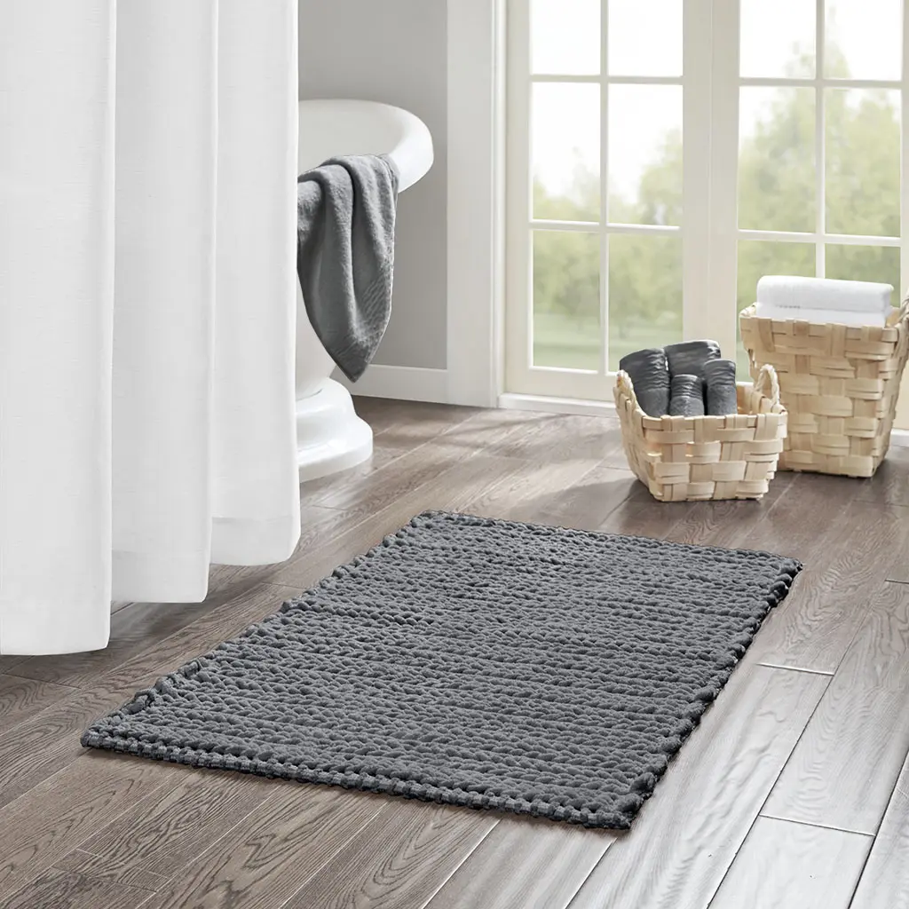 ARCH 100% Cotton Chenille Chain Stitch Rug - Soft Plush Area Rug for Living Room Bedroom Entryway, Handmade Textured Carpet, Durable Non-Shedding Floor Mat, Home Decor Accent Rug, 1 Piece, Home Furniture and Household Product Search Terms