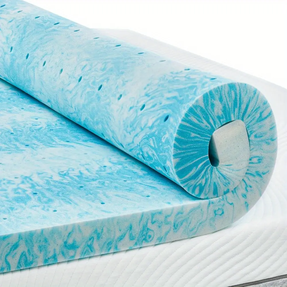 Ergonomic Cooling Gel Swirl Mattress (Lightweight, Comfortable, Breathable), Ergonomic Foam Neck Support Pillow, Available for Separate or Combined Purchase