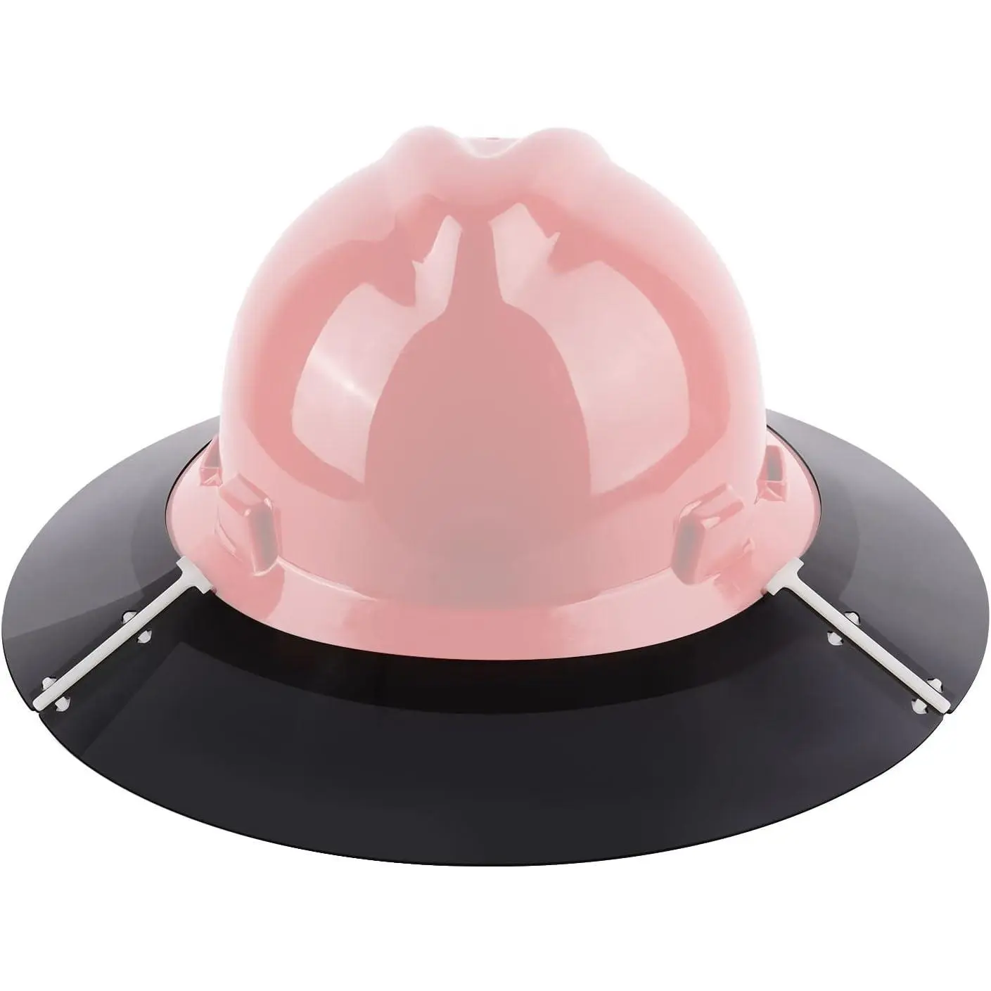 Visor Only Premium Hard Hat Visor Compatible with MSA V-Gard Full Brim Hard Hat Sun Shade, Hardhat Attachment for Men or Women Working Outside
