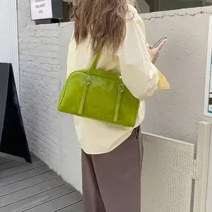 Green Shoulder Bag Niche Casual Armpit Bag Korean Ins Bag 2026 New Versatile Commuter Women's Bag