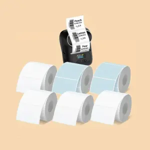 Thermal Printer Paper, 6 Rolls Self Adhesive Direct Thermal Labels Thermal Printer Paper, Office Stationery & Supplies for Phomemo M110/M221/M220/M120/M200