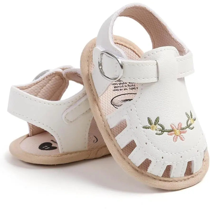 Infant Baby Girls Sandals Summer Baby Wedding Dress Flat Shoes Newborn Crib Shoes First Walkers Shoes New model jordans
