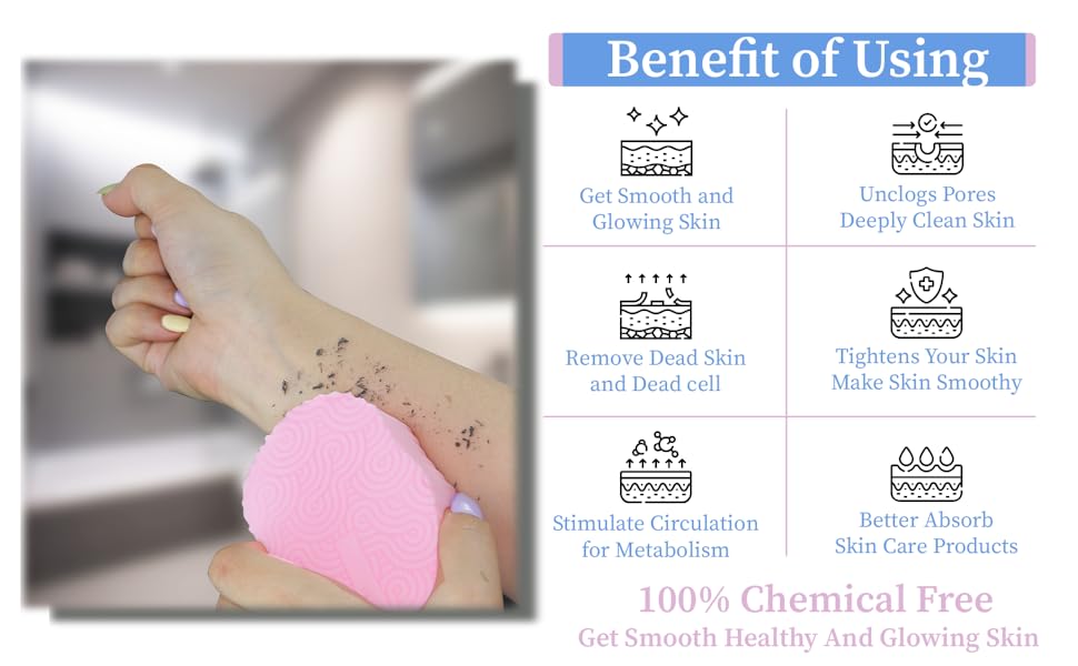 [2 count]Magic Exfoliating Bath Sponge, 3D Super Soft Exfoliating Bath Sponge, Skin Friendly and Reusable, Alternative to exfoliating Gloves, Random Color.Christmas gifts, New Year gifts, Black Friday