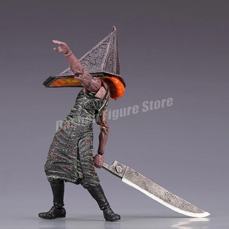 Figma Sp-055 Silent Hill Pyramid Head Action Figure 17cm Red Pyramid Thing Revelation 3D Figure PVC Bubble Head Nurse Model Toys