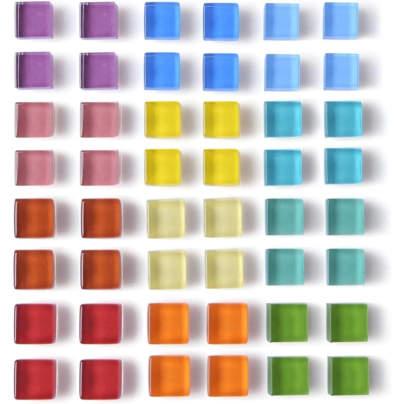 48 Pack Glass Refrigerator Magnets for Fridge Cute Magnets Color Decorative Magnets for Office Locker Magnets for Whiteboard