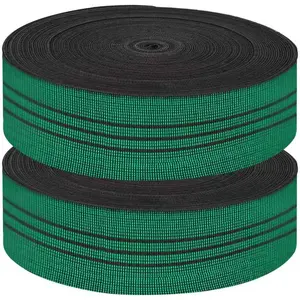 2 Rolls Elastic Latex Stretchy Webbing Band Replacement Repair Material for Chair Couch Sofa Upholstery Seater Lawn Chair Each Roll 6 Yard
