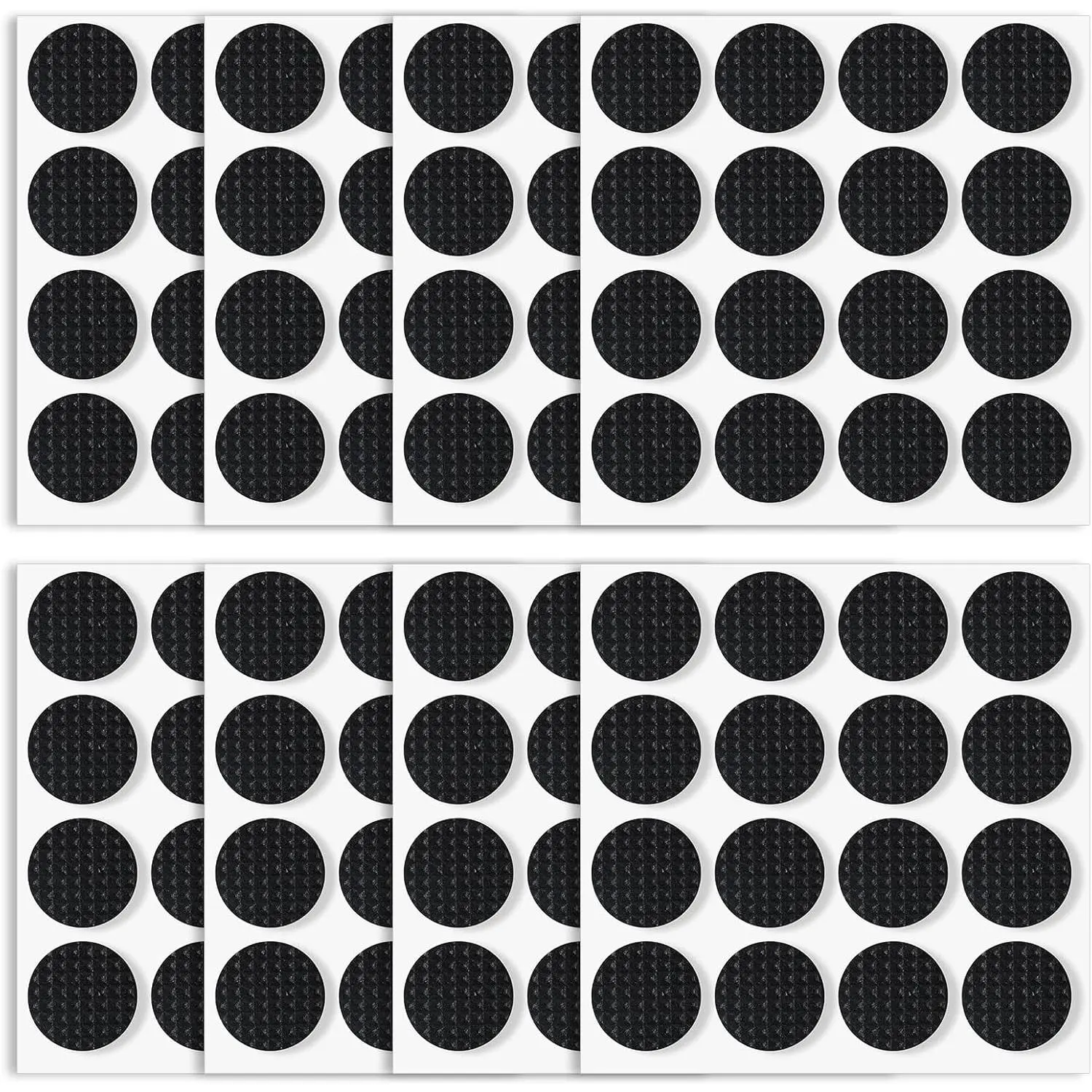 128 count Non Slip Furniture Pads, 3/4 Inch Round Anti Slip Furniture Pads, Self Adhesive Rubber Anti Skid Grippers, Chair  Floor Protectors for Hardwood Floors, Keep Furniture in Place