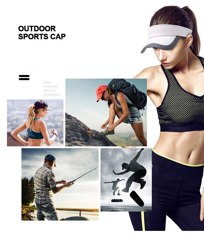 Spring and Summer Outdoor Work Mountaineering Fishing 14cm Long Brim Quick Drying Breathable Baseball Cap Visors
