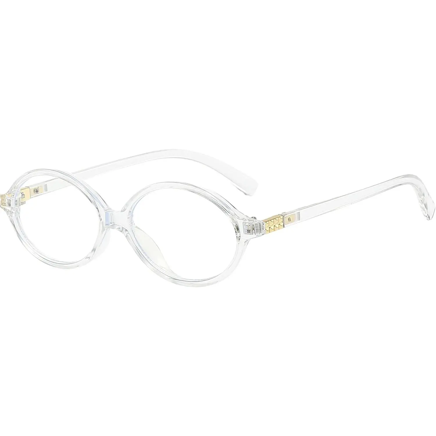 Retro Oval Glasses for Men Women 90s Style Blue Light Blocker  Nerd Eyeglasses