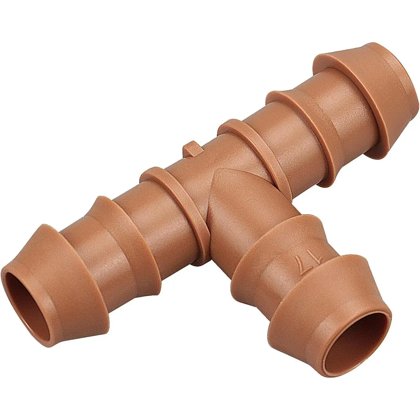 21-Pack Drip Irrigation  Barbed Tee Fitting, Barbed Connectors for 1/2" Drip Tubing