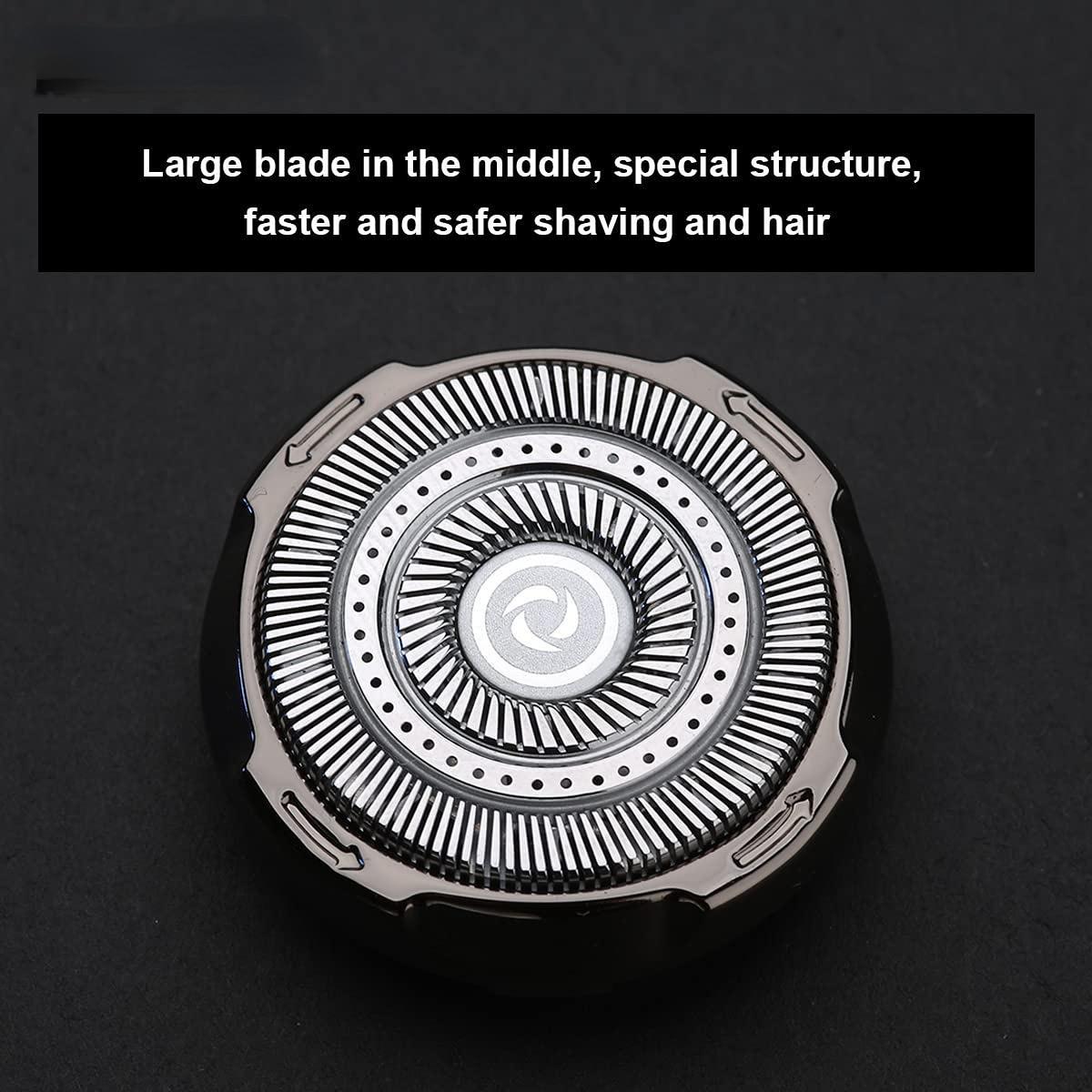 7-blade Electric Shaver Head, Replaceable Electric Shaver Head, Universal Fit 6 In 1 Beard Shaver Head Beard Trimmer Head, Men's Beard Shaver Replacement Accessories