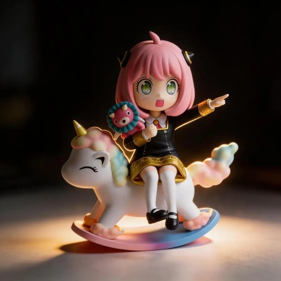 Anime Spy x Family Anya Forger Figure 15cm GK Statue Collectible Model Toy Desktop Ornament for Fans Home D...