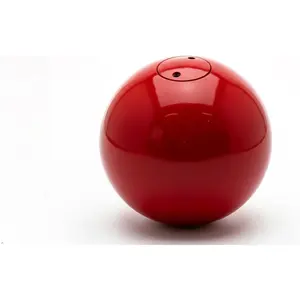 Red 4kg 103mm Turned Iron Shot Put for Girls High School Women, Ideal for Track & Field Outdoor Competition