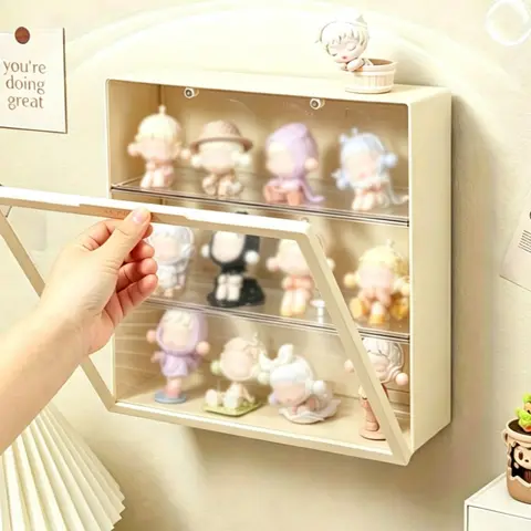 Clear Multi-layer Storage Rack, Durable Storage Rack for Collectibles, Display and Storage Rack for Home Office Decor, Home Organizer