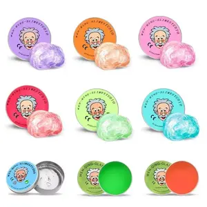 Liquid Glass Thinking Putty Non Newtonian Fluid Transparent Slime Stress Relief Toy For Kids Adults Clear Crystal Clay Gift