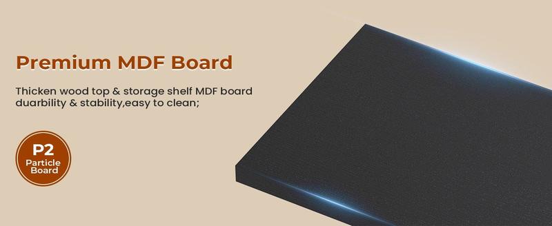 Sikaic Modern 55 Inch LED TV Stand Dresser with Power Outlets & PU Leather Storage Drawers Black 55.1"W x 11.8"D x 29.5"H for TVs up to 65 Inches