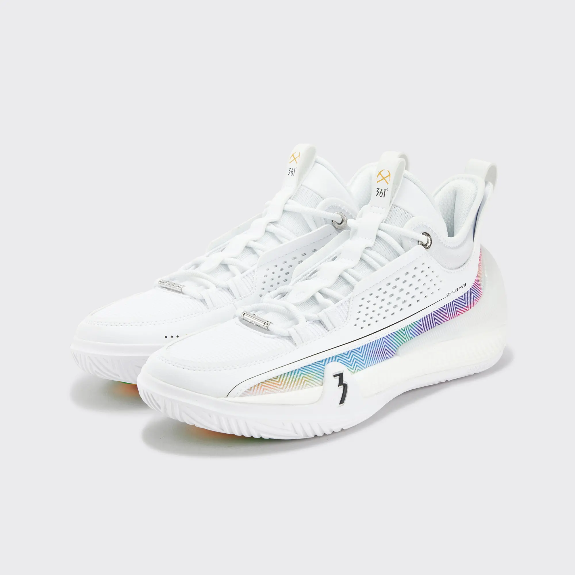ZEN 7 " Denver" | 361 Degrees Unisex Basketball Shoes | Cushioned Non-Slip Stable Training Shoes | Game & Practice Footwear | Volleyball Training Sneakers