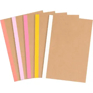 5 Pack A5 Composition Notebook,  Lined Journal Bulk with  , 5 Colors, 60 Pages for Women Girls , School Office Supplies