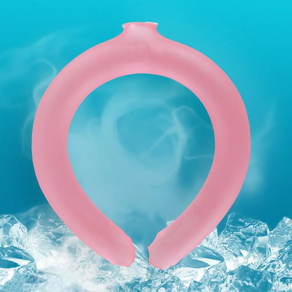 Cooling Neck Ice Pillow, Reusable Gel Cool Neck Ring for Summer Heat Relief, Outdoor Sports, Running, Pet Cooling Neck Band, Neck Ice Pack