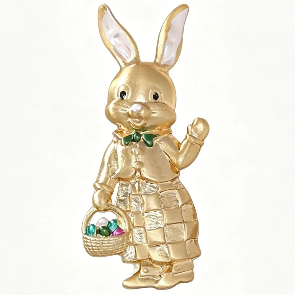 Alloy Rabbit Brooch Various Bunny Designs Simple Exquisite Pins for Women's Coat Dress Pin Accessories Ladies' Brooches