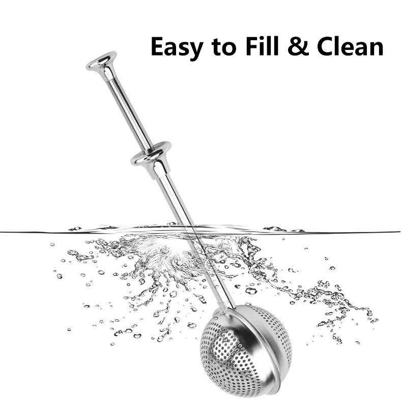 SICANDAENHK Brew the perfect cup every time with this 2-pack stainless steel tea ball infuser!Fine mesh design locks in loose leaf tea while letting flavor flow, rust-resistant and easy to clean for all your favorite teas🍵✨