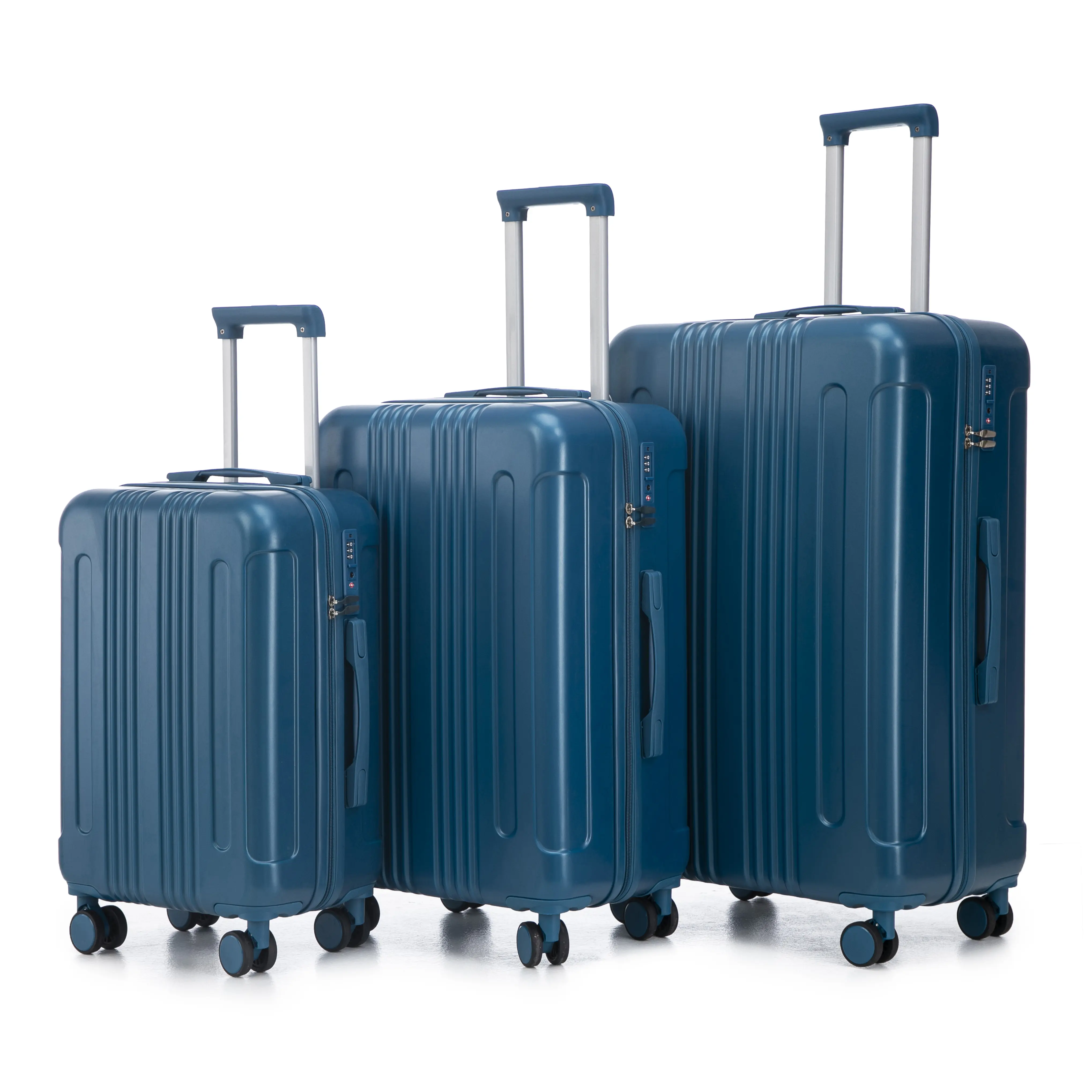 ARCH 20/24/28 Inch ABS Hardside Spinner Luggage Set 3 Piece Carry On Suitcase with TSA Lock Dark Blue Lightweight Durable Travel Bag for Business Vacation Family Trip, Dark Blue Color Options, ABS Material, Product Dimensions: 11.40 W x 19.30 D x